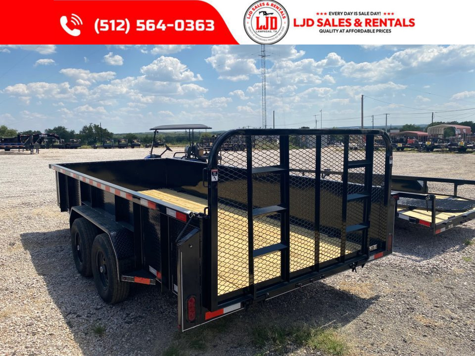 New 2026 Lacosta - 5200 LB Axles - Gate 83" x 16' Utility Trailer