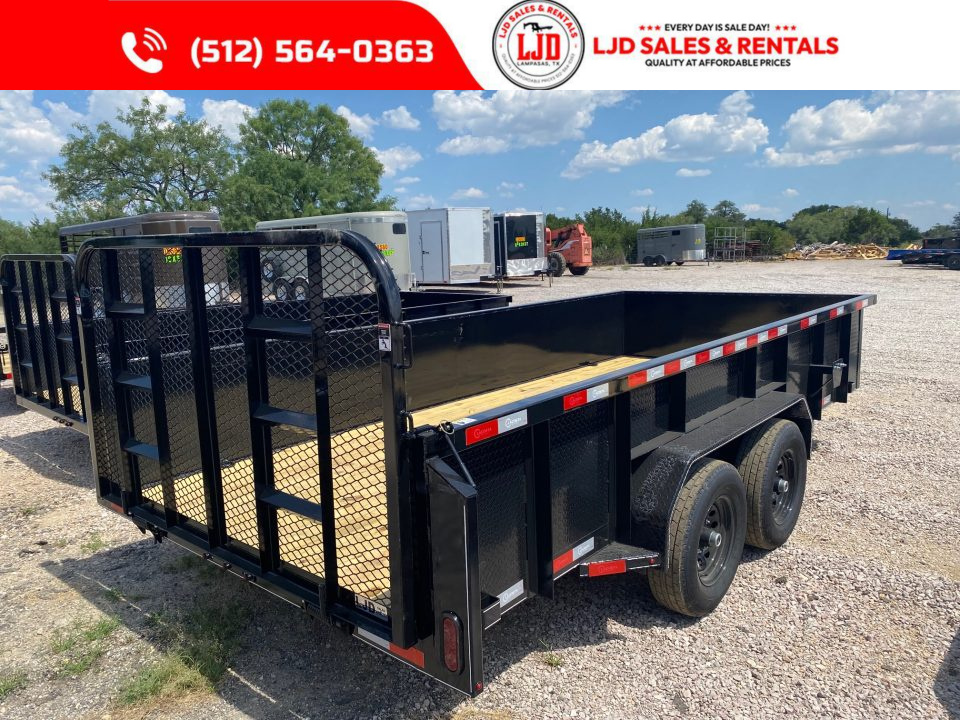 New 2026 Lacosta - 5200 LB Axles - Gate 83" x 16' Utility Trailer