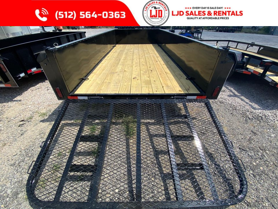 New 2026 Lacosta - 5200 LB Axles - Gate 83" x 16' Utility Trailer