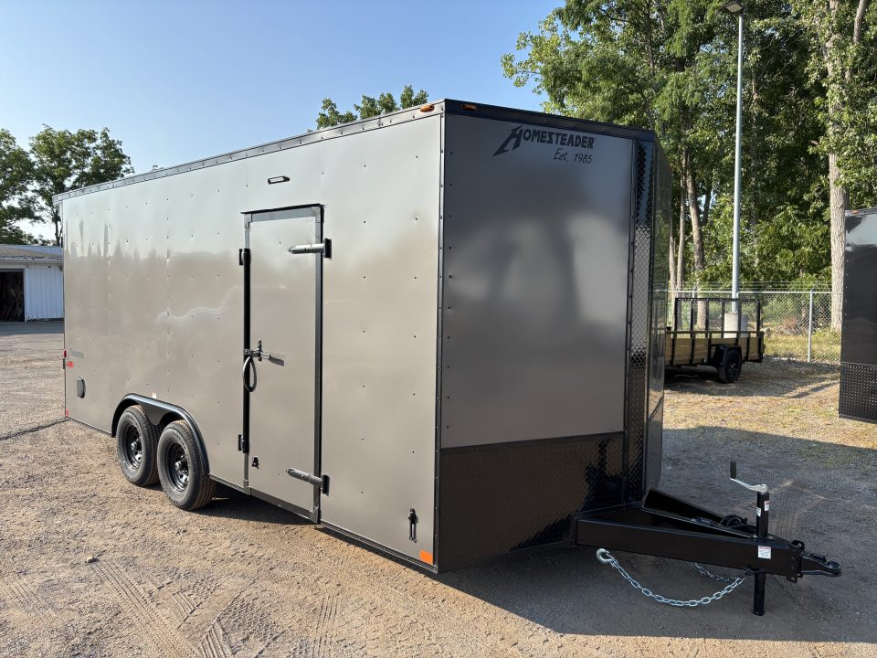 New 2027 Homesteader Trailer 8x18 9950 GVWR 84" Interior Height Cargo / Enclosed Trailer