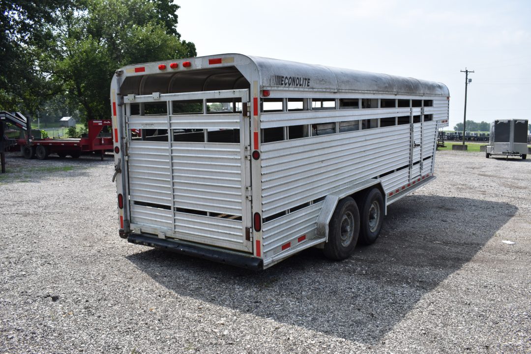 Used 1988 Featherlite Trailers 20' STOCK Stock / Stock Combo Trailer