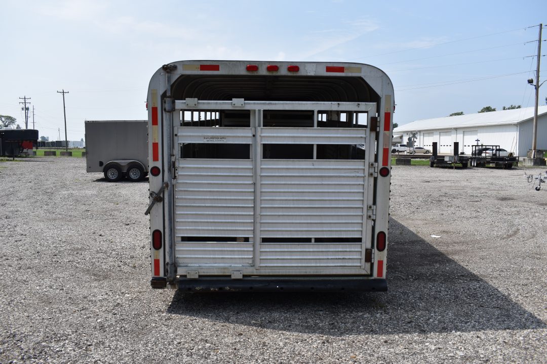 Used 1988 Featherlite Trailers 20' STOCK Stock / Stock Combo Trailer