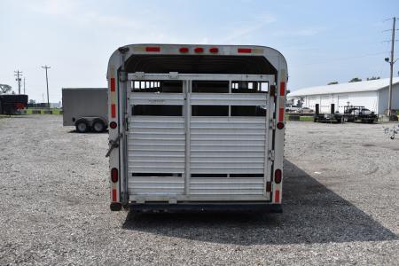 Used 1988 Featherlite Trailers 20' STOCK Stock / Stock Combo Trailer