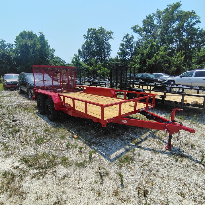 New 2026 MEB 77X14 TA Utility Trailer, Straight deck with 48" gate, 3.5k axles Utility Trailer