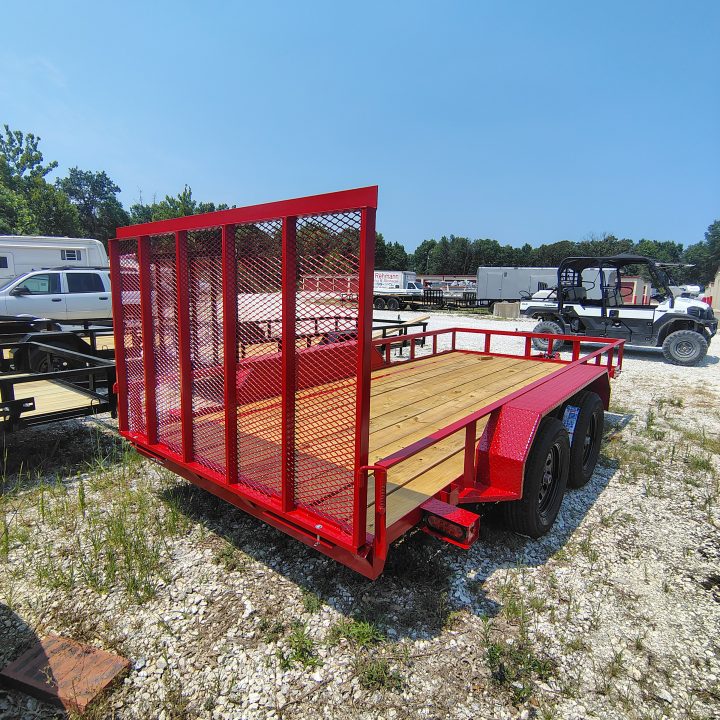 New 2026 MEB 77X14 TA Utility Trailer, Straight deck with 48" gate, 3.5k axles Utility Trailer