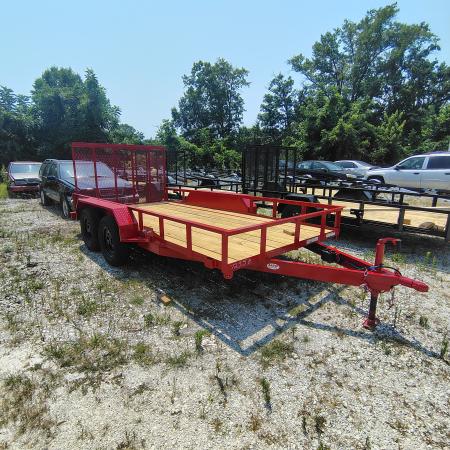 New 2026 MEB 77X14 TA Utility Trailer, Straight deck with 48" gate, 3.5k axles Utility Trailer