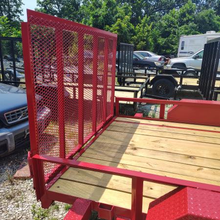 New 2026 MEB 77X14 TA Utility Trailer, Straight deck with 48" gate, 3.5k axles Utility Trailer