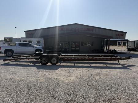Used 2017 Kaufman 34' 2 Car Bumper Pull Open Car Hauler