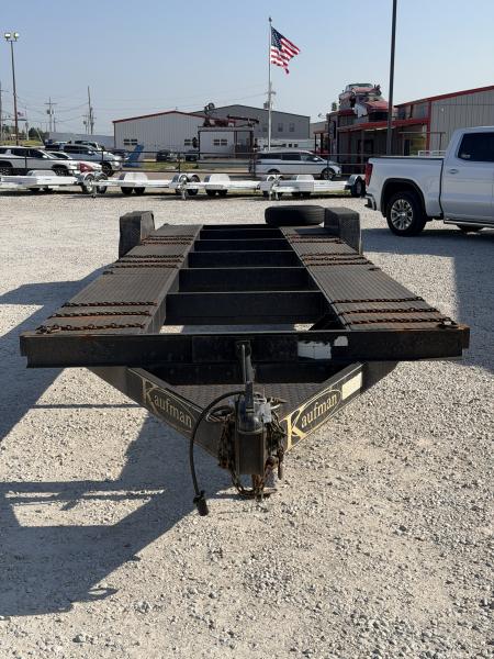 Used 2017 Kaufman 34' 2 Car Bumper Pull Open Car Hauler
