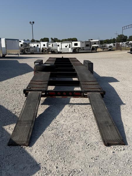Used 2017 Kaufman 34' 2 Car Bumper Pull Open Car Hauler