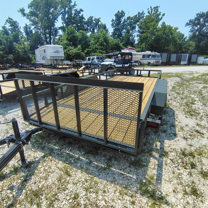 New 2026 MEB 77x16 TA, 2' dovetail with 30" gate, 3.5k axles Utility Trailer