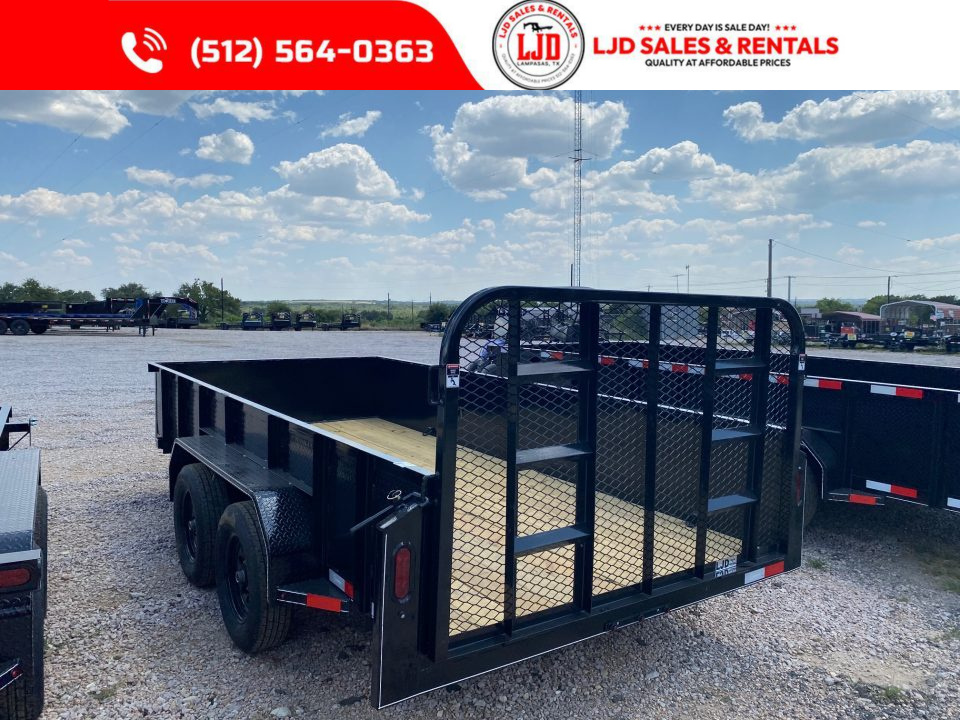 New 2026 Lacosta - Spring Gate - 77" x 14' - 2' Walls - Utility Trailer