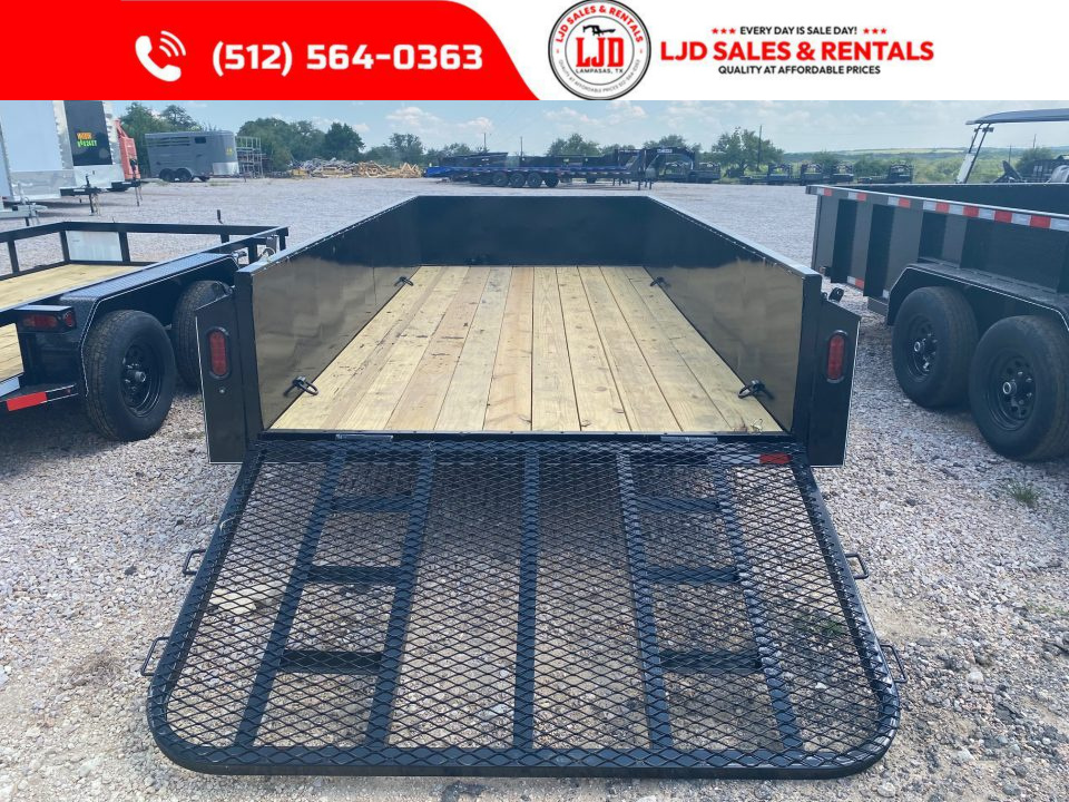 New 2026 Lacosta - Spring Gate - 77" x 14' - 2' Walls - Utility Trailer