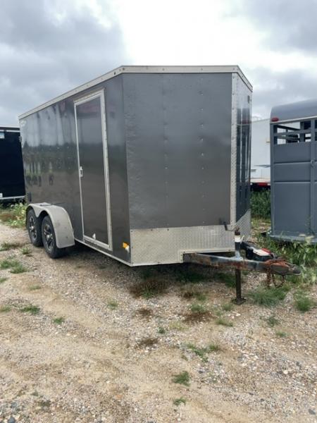 Used 2021 Haulmark Enclosed 7x14 3500lb Axles Cargo / Enclosed Trailer