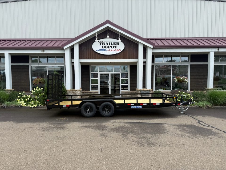 New Sure-Trac 7′ X 20′ OPEN LANDSCAPE TRAILER 9.9K