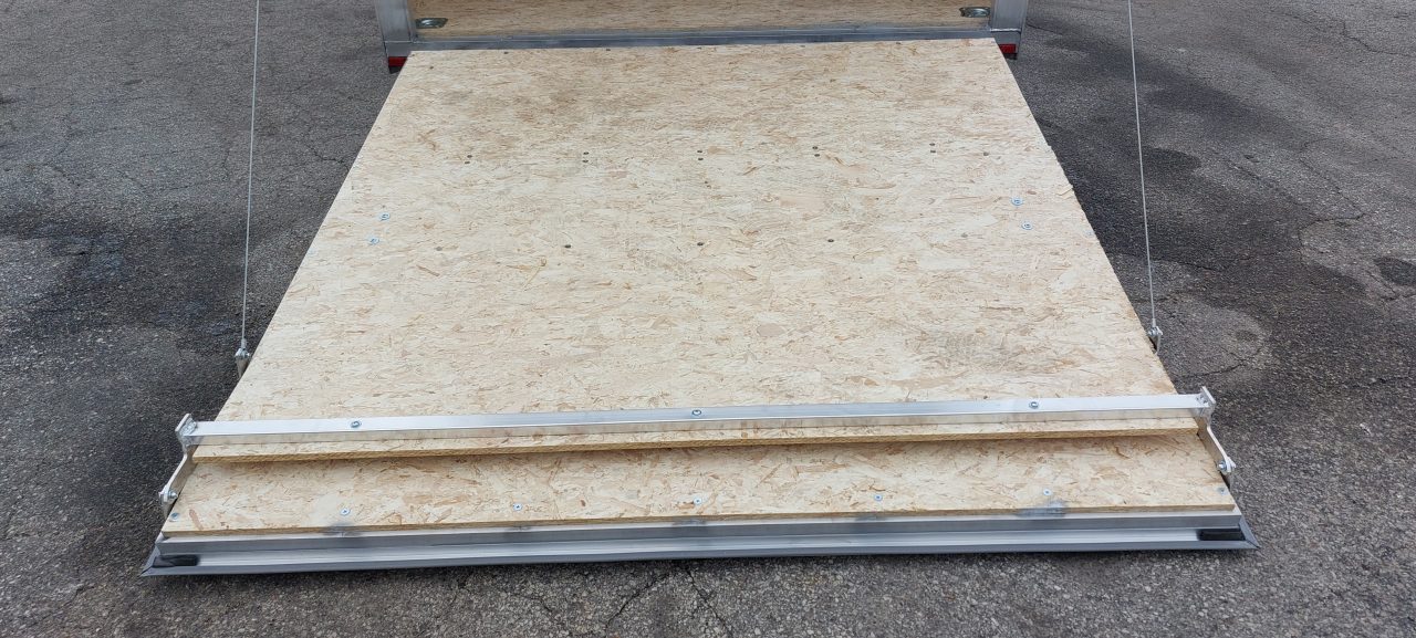 New 7 X 14 LIGHTNING ECO MODEL CARGO ENCLOSED ALL ALUMINUM REAR RAMP DOOR 2026