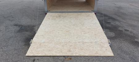 New 7 X 14 LIGHTNING ECO MODEL CARGO ENCLOSED ALL ALUMINUM REAR RAMP DOOR 2026