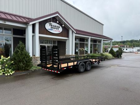 New Sure-Trac 7′ X 20′ OPEN LANDSCAPE/EQUIPMENT TRAILER 14K