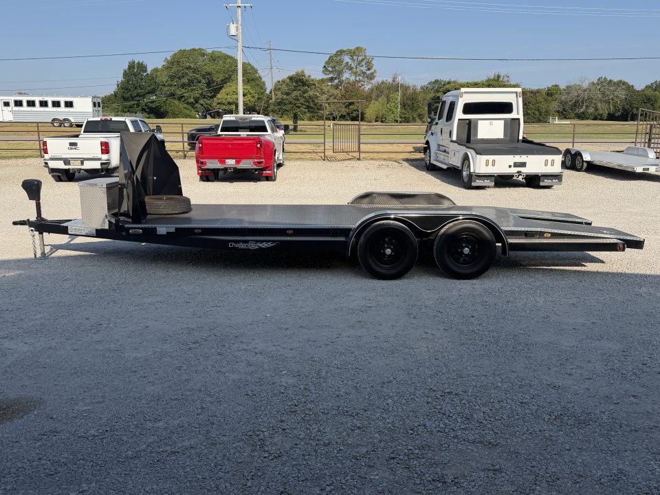 Used 2022 Challenger 20' Open Car Hauler Trailer