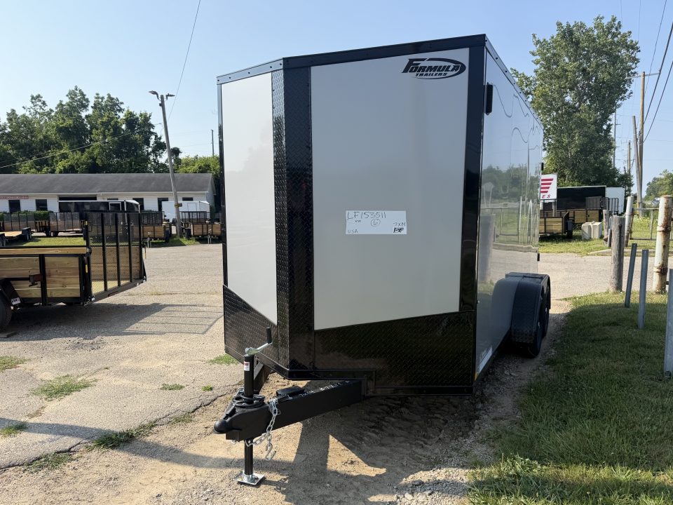 New 2026 FORMULA TRAILERS 7 x 14 Cargo / Enclosed Trailer with 7ft Interior with Ramp Door - UPGRADED MODEL