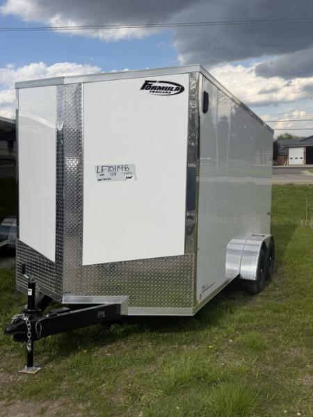 New 2026 FORMULA TRAILERS 7 x 16 Cargo / Enclosed Trailer with 7ft Interior with Ramp Door - UPGRADED MODEL