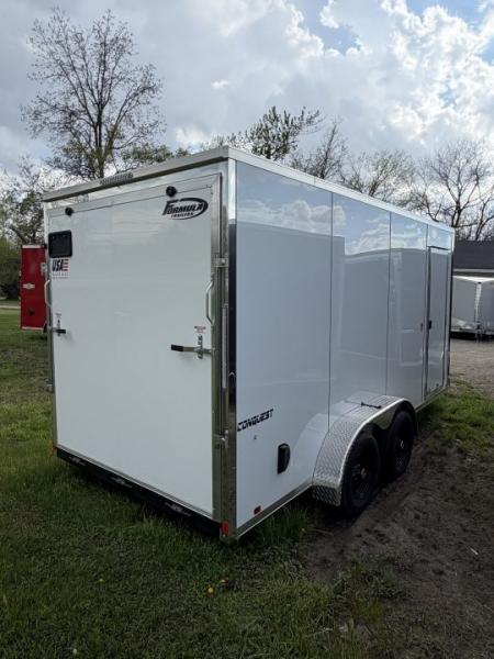 New 2026 FORMULA TRAILERS 7 x 16 Cargo / Enclosed Trailer with 7ft Interior with Ramp Door - UPGRADED MODEL