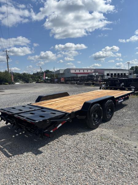 New 2026 Sure-Trac 7x20 (17+3) Universal Ramp Equipment Trailer