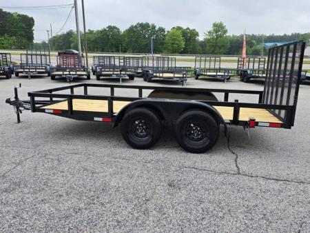 New 2027 7X14 TANDEM AXLE UTILITY TRAILER WITH BRAKES