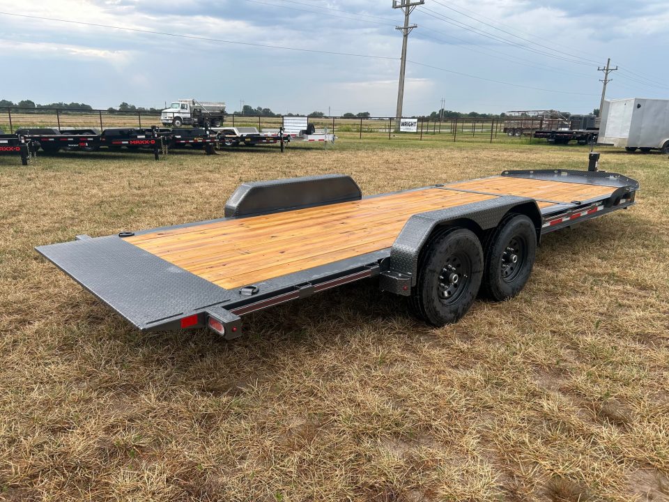 New 2027 Diamond C 82x22 Tandem 15.5K Gravity Tilt w/ 6' Stationary Deck & Toolbox