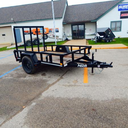 New 2027 Midsota 66 x 8 Nova Tube Top Utility Trailer, 3K Idle Utility Trailer