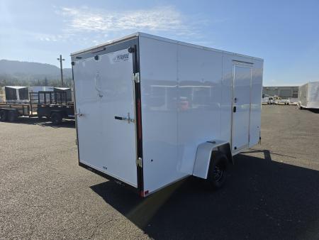 New 2027 Mirage 6x12 EXPO Flat Top Round Front Enclosed Trailer 3K GVWR