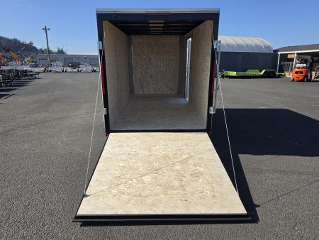 New 2027 Mirage 6x12 EXPO Flat Top Round Front Enclosed Trailer 3K GVWR