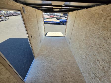 New 2027 Mirage 6x12 EXPO Flat Top Round Front Enclosed Trailer 3K GVWR