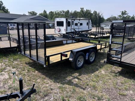 New 2027 AMO 76x14 7K 2BRK Landscape Trailer