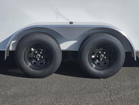 New 2027 Mirage 7x14 EXPO Round Front Flat Top Enclosed Trailer 7K GVWR