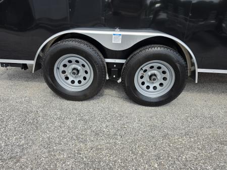 New 7 X 14 LIGHTNING ECO MODEL CARGO ENCLOSED ALL ALUMINUM REAR RAMP DOOR 2026