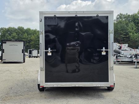 New 7 X 14 LIGHTNING ECO MODEL CARGO ENCLOSED ALL ALUMINUM REAR RAMP DOOR 2026