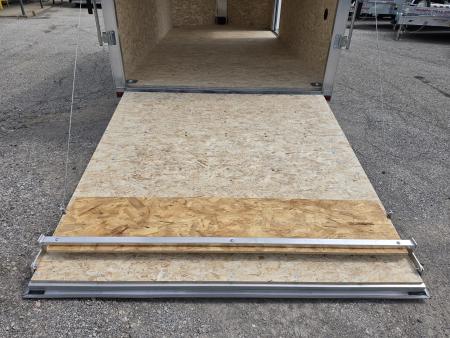 New 7 X 14 LIGHTNING ECO MODEL CARGO ENCLOSED ALL ALUMINUM REAR RAMP DOOR 2026