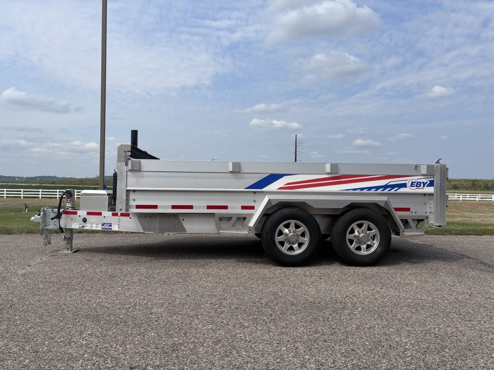 Used 2023 EBY Trailers 14' Bumper Pull Dump Trailer