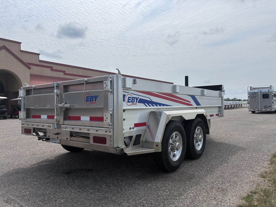 Used 2023 EBY Trailers 14' Bumper Pull Dump Trailer