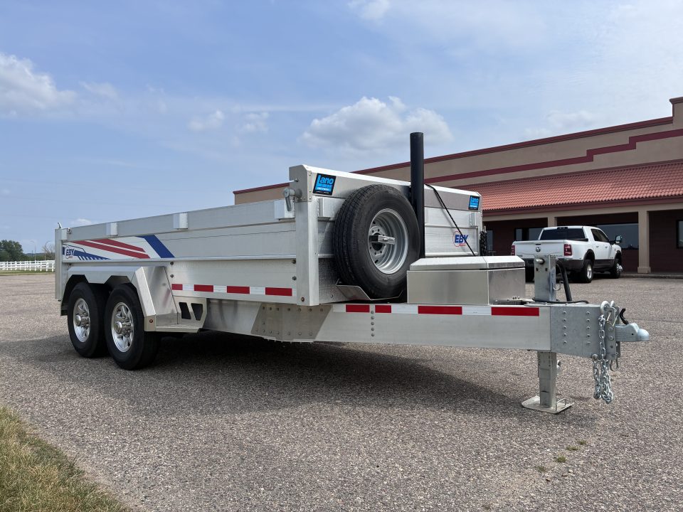 Used 2023 EBY Trailers 14' Bumper Pull Dump Trailer