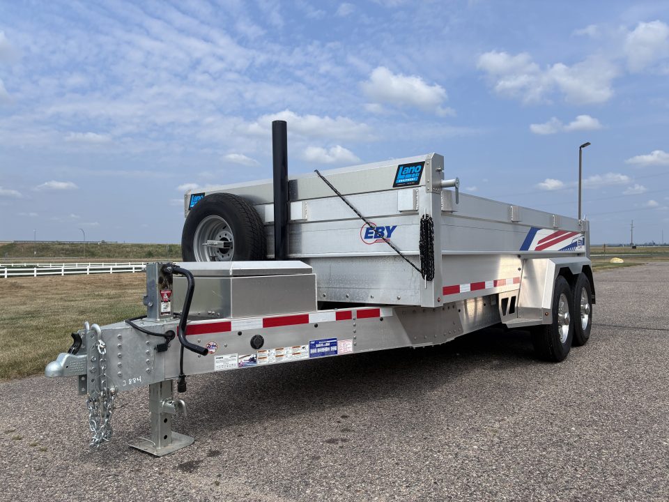 Used 2023 EBY Trailers 14' Bumper Pull Dump Trailer