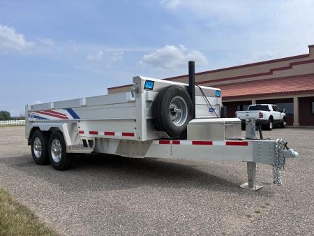 Used 2023 EBY Trailers 14' Bumper Pull Dump Trailer