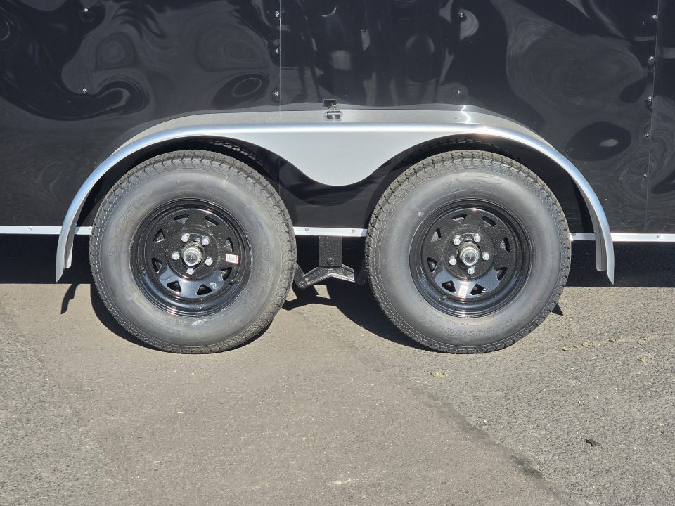 New 2027 Mirage 7x14 EXPO Round Front Flat Top Enclosed Trailer 7K GVWR