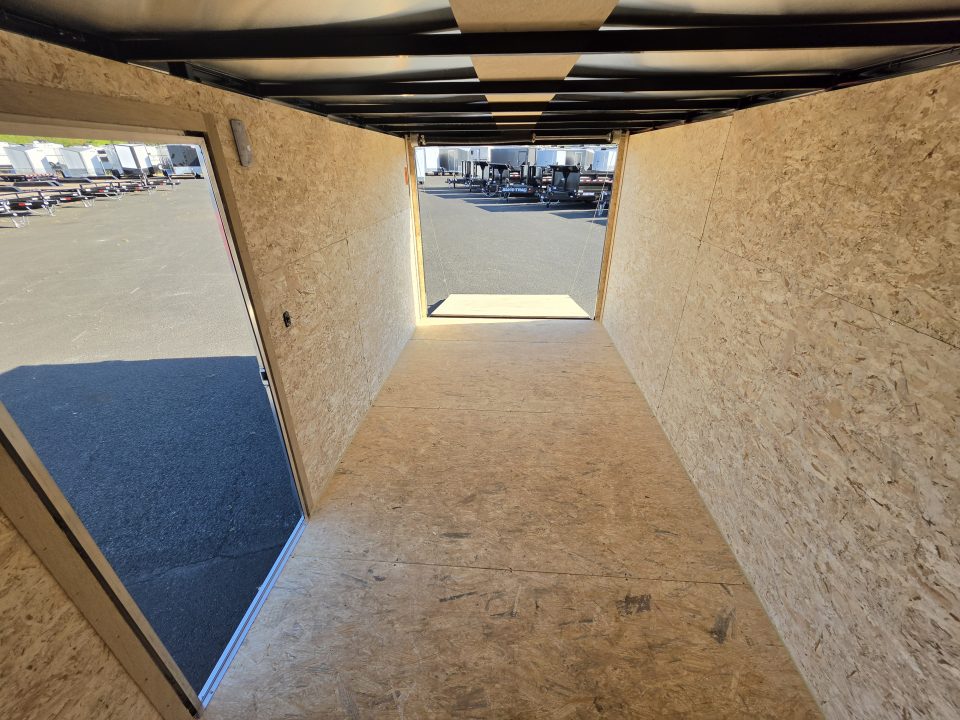 New 2027 Mirage 7x14 EXPO Round Front Flat Top Enclosed Trailer 7K GVWR