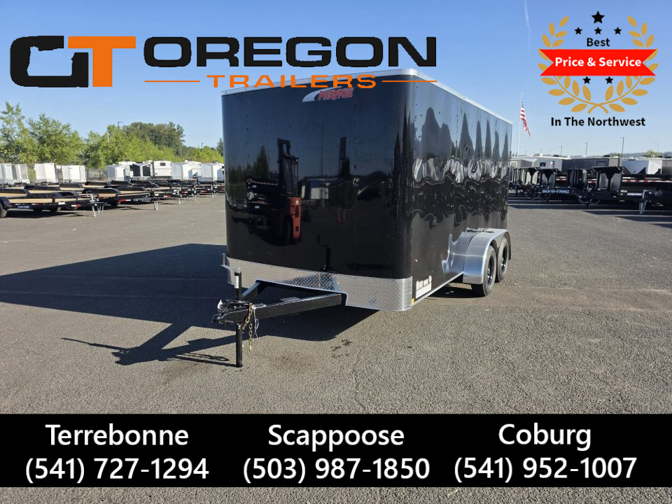 New 2027 Mirage 7x14 EXPO Round Front Flat Top Enclosed Trailer 7K GVWR