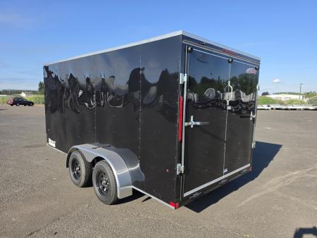 New 2027 Mirage 7x14 EXPO Round Front Flat Top Enclosed Trailer 7K GVWR