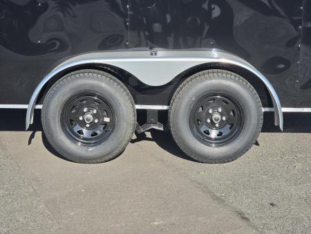 New 2027 Mirage 7x14 EXPO Round Front Flat Top Enclosed Trailer 7K GVWR