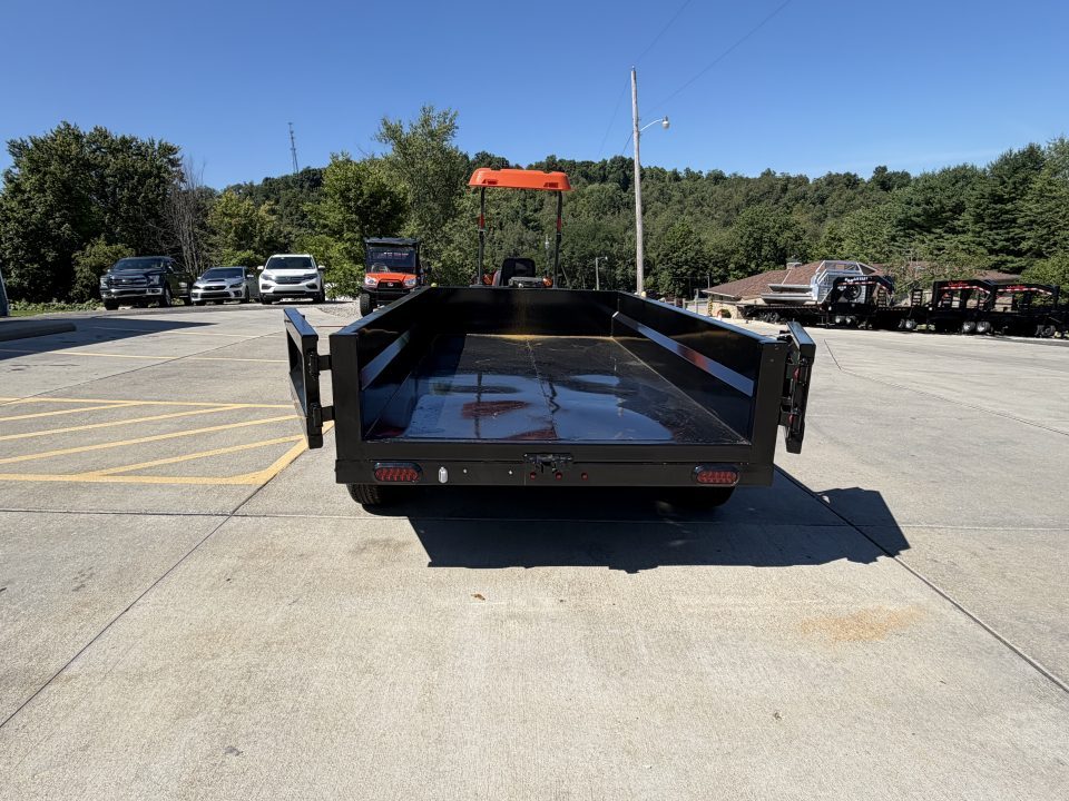 New **SPECIAL OFFER** 2026 Griffin Trailers GT 5X10 Low Profile Dump Trailer W/ BLACK ALUMINUM WHEELS - 7000# GVWR