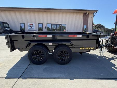 New **SPECIAL OFFER** 2026 Griffin Trailers GT 5X10 Low Profile Dump Trailer W/ BLACK ALUMINUM WHEELS - 7000# GVWR